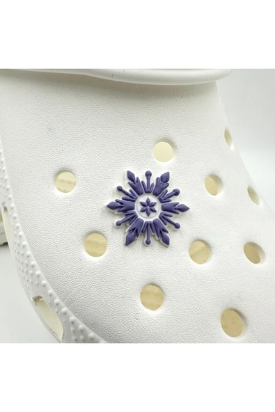 Crocs Terlik Süsü ve Aksesuarı , Çanta Süsü – Jibbitz Frozen Kar Tanesi Görsel Figür Aksesuar ürün görseli 1