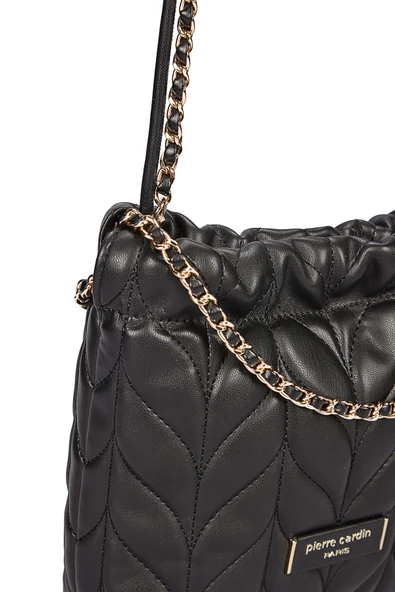 Pierre Cardin Kadın Çapraz Kapitone Çanta Siyah 05PC25Y10104 - Resim 6