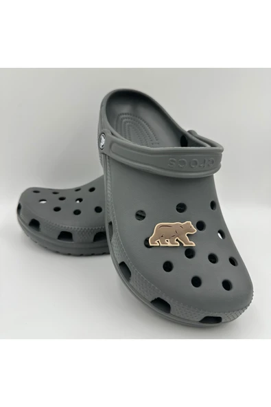 Crocs Terlik Süsü ve Aksesuarı , Çanta Süsü – Jibbitz 3D Yürüyüşteki Ayı Görsel Logo Aksesuar - Resim 3