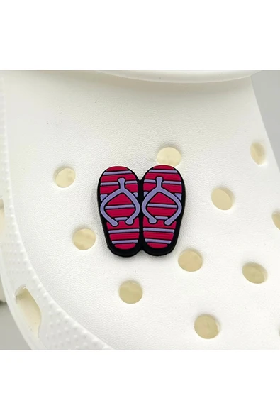 Crocs Terlik Süsü ve Aksesuarı , Çanta Süsü – Jibbitz Parmak Arası Terlik Görsel Logo Aksesuar ürün görseli 1
