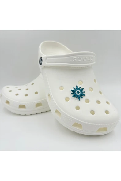 Crocs Terlik Süsü ve Aksesuarı , Çanta Süsü – Jibbitz Frozen Kar Tanesi Görsel Figür Aksesuar - Resim 3