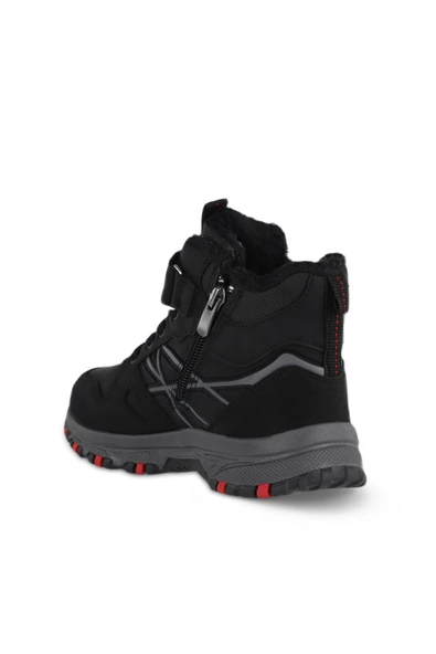 SLAZENGER NESKE Çocuk Cırt Cırtlı Siyah / Kırmızı Bot - Resim 3