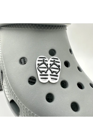 Crocs Terlik Süsü ve Aksesuarı , Çanta Süsü – Jibbitz Parmak Arası Terlik Görsel Logo Aksesuar ürün görseli 1
