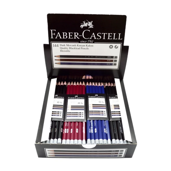 Faber Castell Kurşun Kalem Dark Mercanlı HB Bandrollü | 1 Pcs - Resim 5