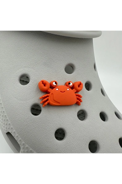 Crocs Terlik Süsü ve Aksesuarı , Çanta Süsü – Jibbitz 3D Yengeç Görsel Figür Aksesuar ürün görseli 1