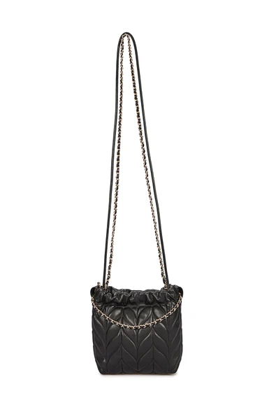 Pierre Cardin Kadın Çapraz Kapitone Çanta Siyah 05PC25Y10104 - Resim 4