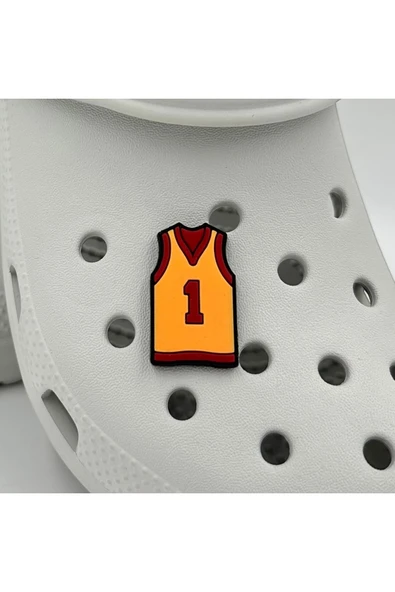 Crocs Terlik Süsü ve Aksesuarı , Çanta Süsü – Jibbitz 3D Basket Forması Figür Logo Aksesuar ürün görseli 1