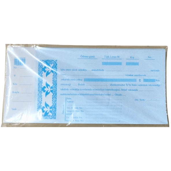 Altınyıldız Tekli Senet Kağıdı 100'Lü Paket ürün görseli 1