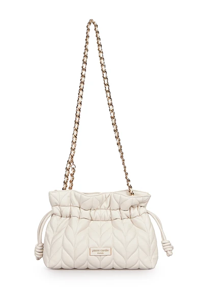 Pierre Cardin Kadın Kapitone Omuz Çantası Beyaz 05PC25Y10105 - Resim 3