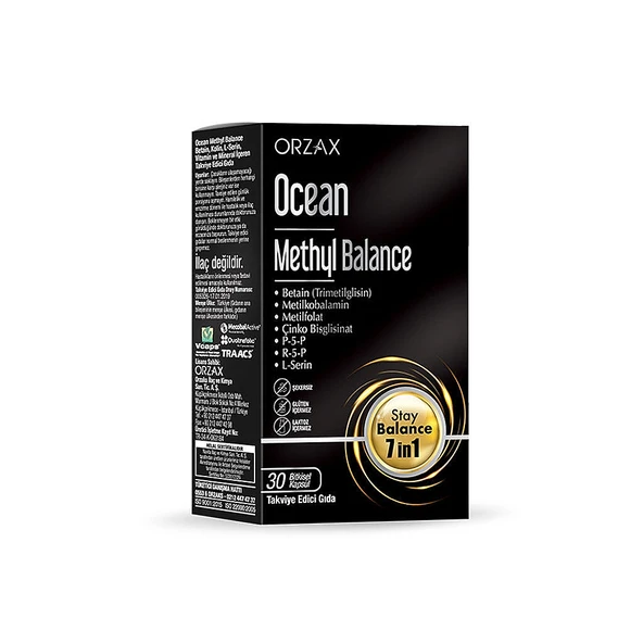 Ocean Methyl Balance 7in1 30 Kapsül Takviye Edici Gıda ürün görseli