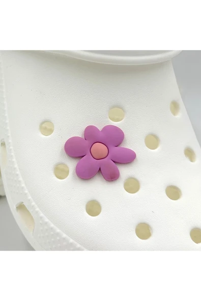 Crocs Terlik Süsü ve Aksesuarı , Çanta Süsü – Jibbitz 3D Çiçek Logo Aksesuar ürün görseli 1