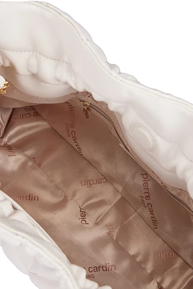 Pierre Cardin Kadın Kapitone Omuz Çantası Beyaz 05PC25Y10105 - Resim 7