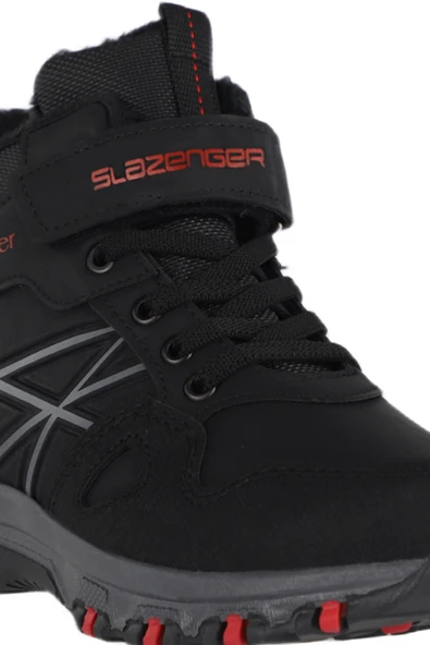 SLAZENGER NESKE Çocuk Cırt Cırtlı Siyah / Kırmızı Bot - Resim 4