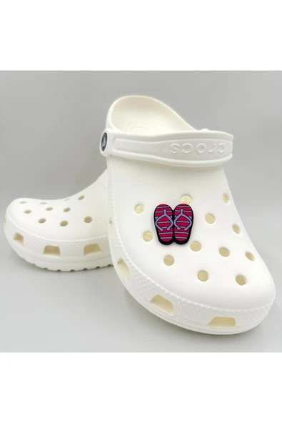 Crocs Terlik Süsü ve Aksesuarı , Çanta Süsü – Jibbitz Parmak Arası Terlik Görsel Logo Aksesuar - Resim 3