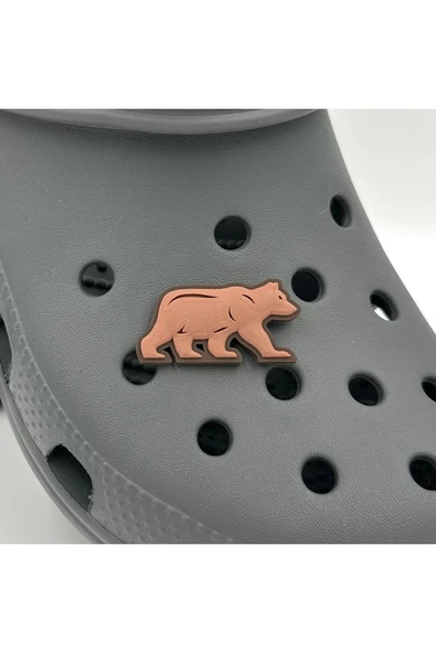 Crocs Terlik Süsü ve Aksesuarı , Çanta Süsü – Jibbitz 3D Yürüyüşteki Ayı Görsel Logo Aksesuar ürün görseli 1