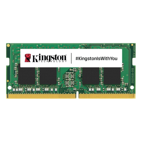Kingston ValueRAM KVR32S22D8/16WP 16GB DDR4 3200MHz CL22 Notebook Bellek ürün görseli 1