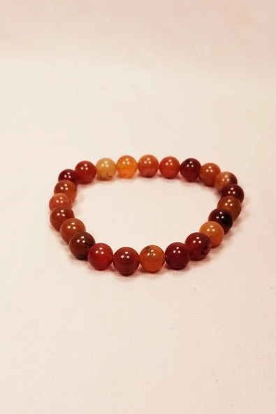 LitaeTrend Akik Doğal Taş Bileklik Kutulu