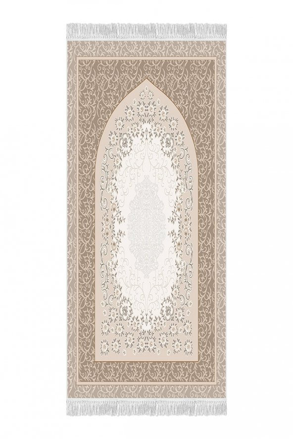 elleser Dekoratif Yıkanabilir Kaymaz Tabanlı Seccade    (80x120) - 2