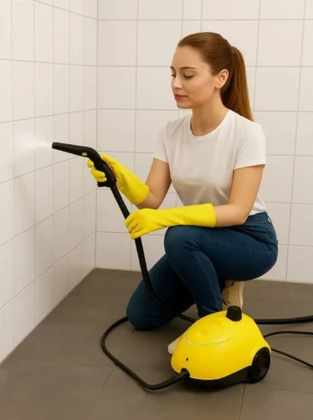 Pure Es 2000WATT Buharlı Temizleyici 21 Parça Sarı - 2
