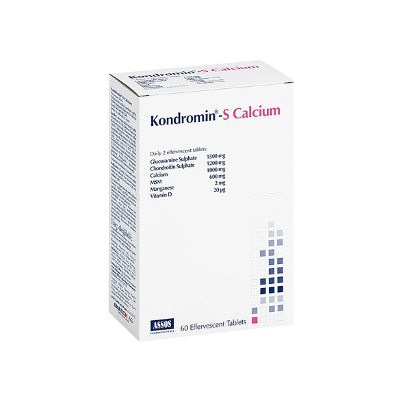 Assos Kondromin -S Calcium 60 Efervesan Tablet Takviye Edici Gıda ürün görseli