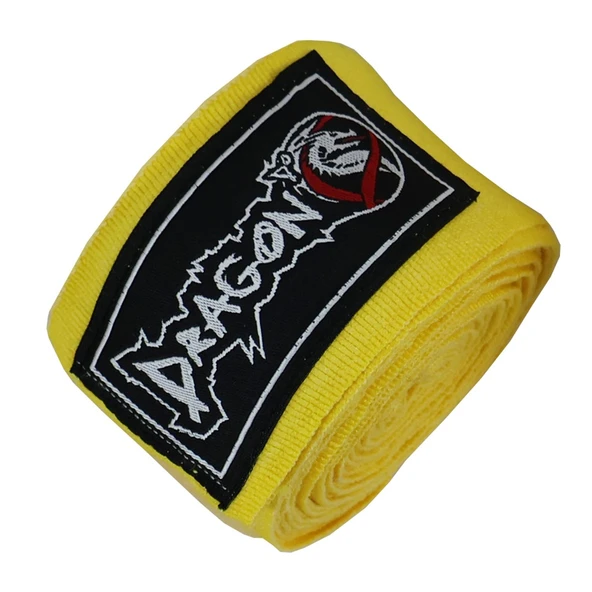 DragonDo 83822 Elite Elastik 5 metre Bandaj Sarı Boks Bandajı - 4
