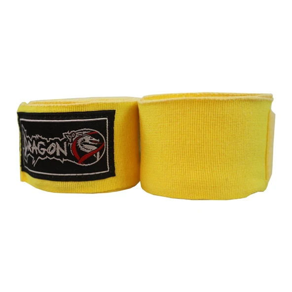 DragonDo 83822 Elite Elastik 5 metre Bandaj Sarı Boks Bandajı - 5