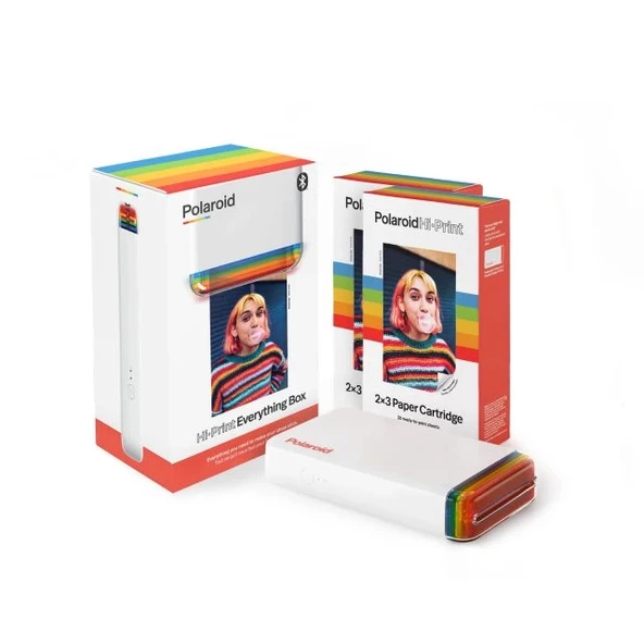 Polaroid Hi-Print - Bluetooth Fotoğraf Yazıcısı ve Kağıt İkili Paketi