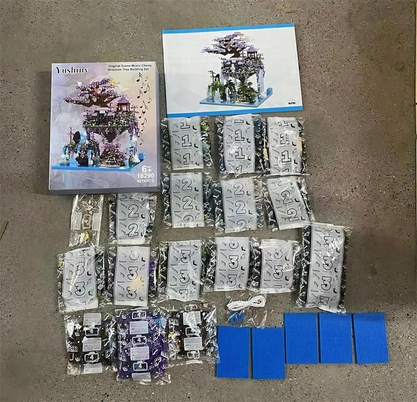 Yushinv Kutulu Kiraz Çiçeği Ağacı Yapı Seti, Orijinal Sahne Müziği - 4574 Parça - 5