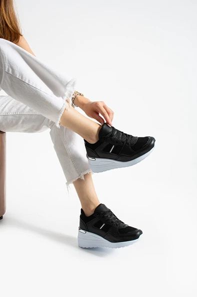 Kadın Yüksek Günlük Ayakkabı - Resim 5