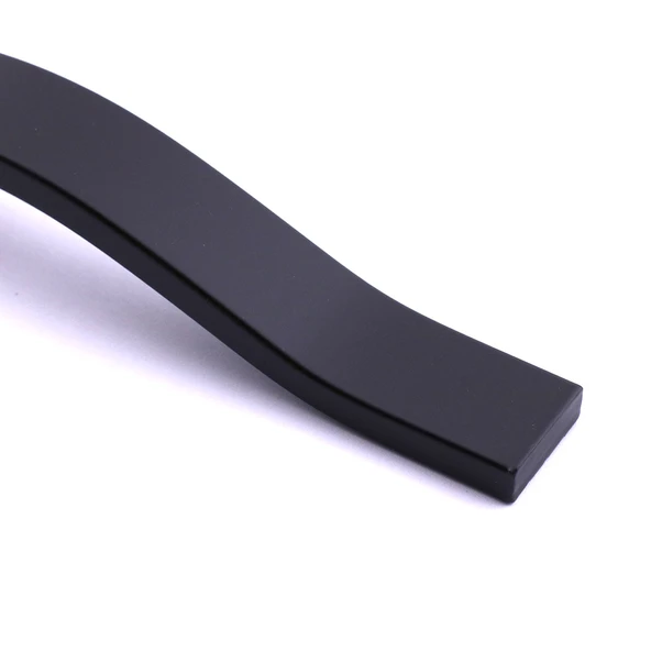 Sümbül Kulp 256 mm Siyah Metal Mobilya Kulpu Modern Mutfak Dolabı Çekmece Kolu Dolap Kapak Kulpları - Resim 6