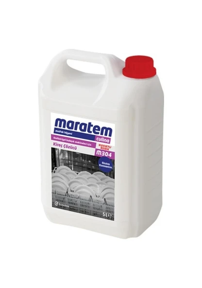 Maratem Culina M304 Endüstriyel Bulaşık Makinesi Sıvı Kireç Çözücü 5 L