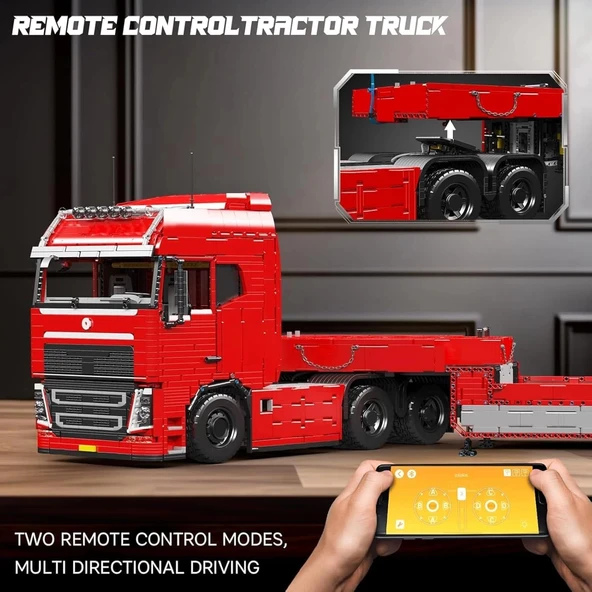 Mould King 19015 Traktör Kamyon Blok Kitleri Modeli - 4608 Parça - 2