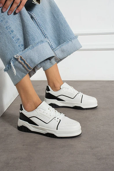 Kadın Günlük Sneaker Şık Spor Ayakkabı - 4