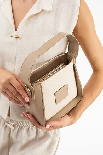 Kanvas Kadın Omuz Çantası - Resim 9