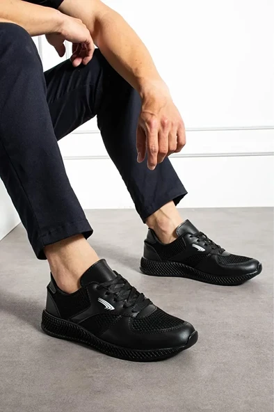 Erkek Sneaker Fileli Günlük Rahat Ayakkabı - 1