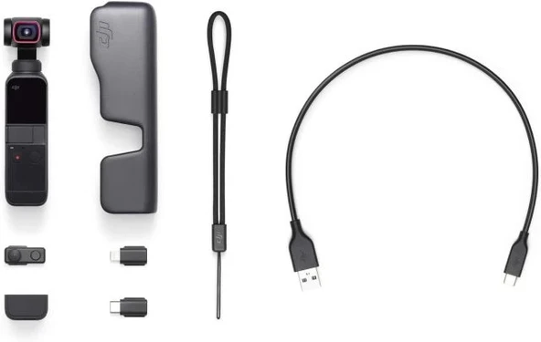 DJI Pocket 2 Creator Combo 3 Eksenli Gimbal Sabitleyici 4K Kamera - 7