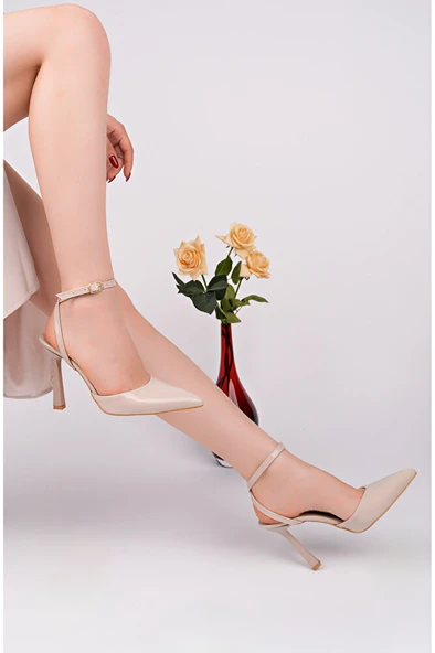 Rugan Kadın Günlük Şık Topuklu Ayakkabı - Resim 6