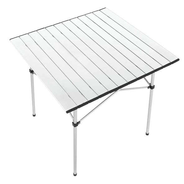 Alüminyum Katlanabilir Kamp ve Piknik Masası - Omuz Askılı Taşıma Çantasıyla XL - Gümüş - Resim 4