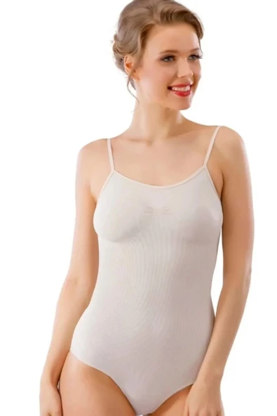 LitaeTrend Korseli Çıtçıtlı Body Alttan Çıtçıtlı Body Atlet Korse 17500 - Ten ürün görseli 1