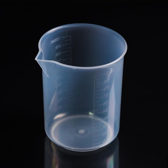 PLASTİK BEHER SET 5 ADET 1000 ML ürün görseli 1