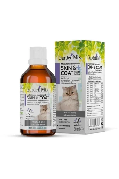 Garden Mix Kedi Tüy Sağlığı Damlası 50 Ml Skt: 08/2027 ürün görseli