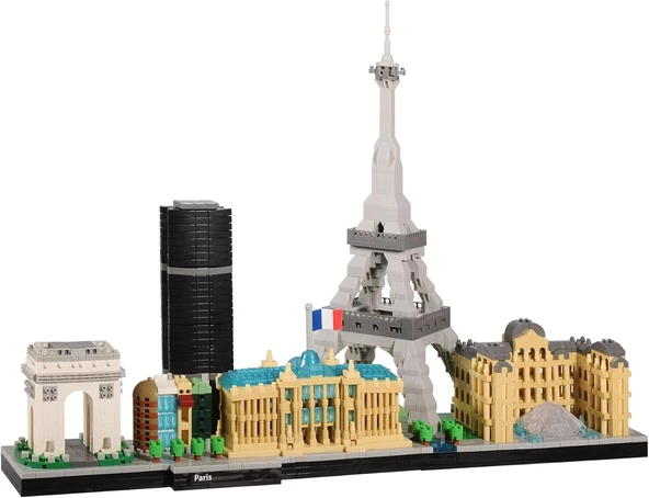 Kadablk Paris Skyline Koleksiyonu, Landmark Modeli, Mini - 3680 Parça