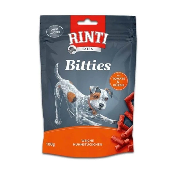 RINTI Bitties Tavuk ve Domatesli Köpek Ödülü 100 Gr ürün görseli 1