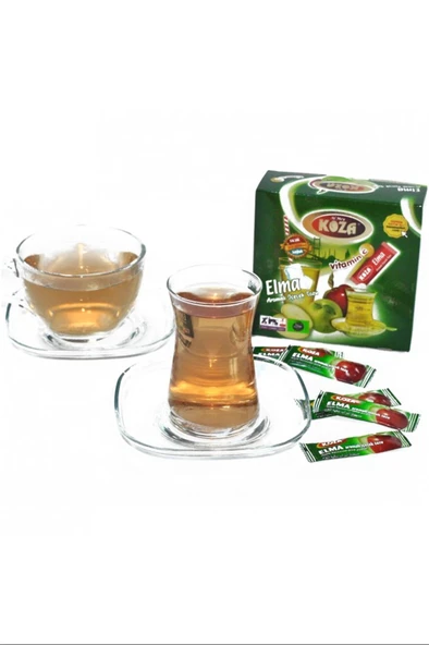 LitaeTrend Koza Tek İçimlik Elma Aromalı Toz İçecek 50'li - 2