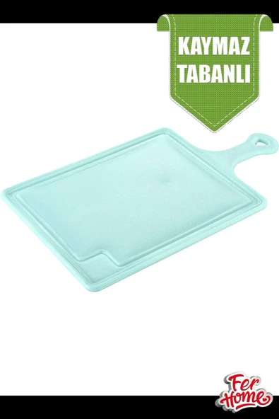 LitaeTrend Kesme Tahtası Kaydırmaz Plastik Kesme Sunum Tahtası Pratik Kesim Panosu 165x315 Mm Royaleks-FR-105 - 6