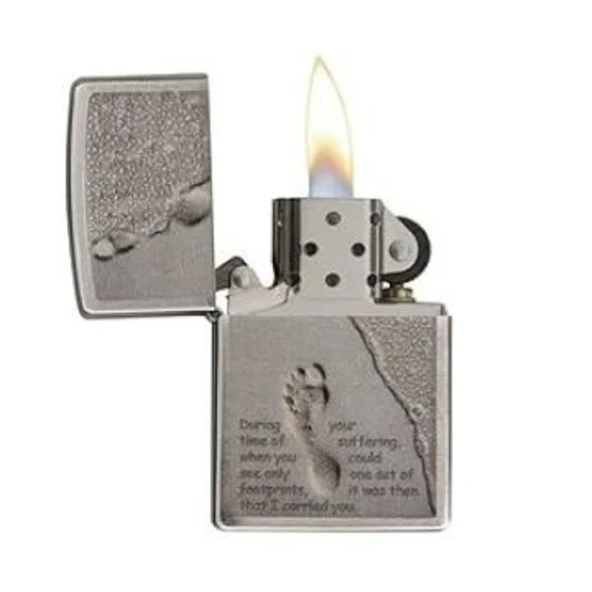 Zippo FOOTPRINT IN SAND 28180 (0) Çakmak - Resim 2