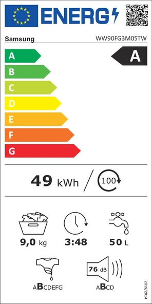 Samsung WW90FG3M05TWAH 1400 Devir 9 kg Çamaşır Makinesi - 2