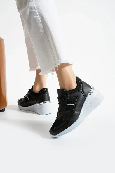 Kadın Yüksek Günlük Ayakkabı - Resim 4