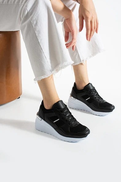 Kadın Yüksek Günlük Ayakkabı - Resim 6