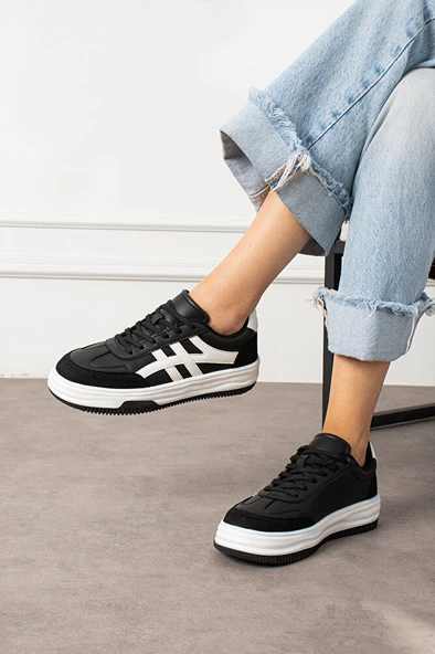 Kadın Günlük Şık Sneaker Spor Ayakkabı - 1